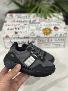 Dolce & Gabbana shoes kids-grey black