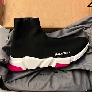 BALENCIAGA SHOES - BLACK WHITE PINK 2