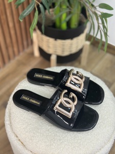Black D&G slipper