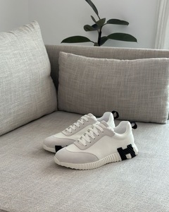 Hermes Shoes - White black