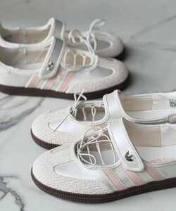 Adidas Samba Sandal - White pink