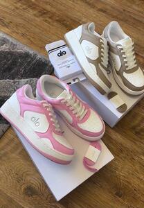 ALO RECOVERY SHOES - WHITE pink