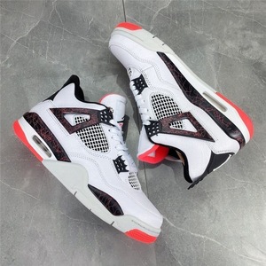 nike jordan 4  white red men