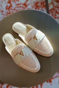 Slipper gucci- white beige