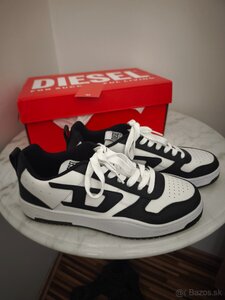 DEISEL SHOES White BLACK