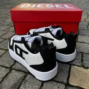 DEISEL SHOES White BLACK