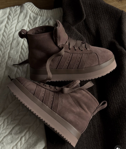 Adidas campus high - brown sneakers