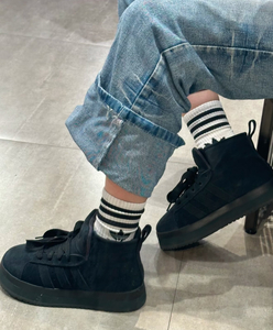 Adidas campus high - black sneakers