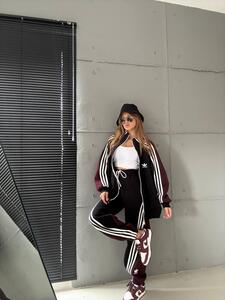 Suits Adidas -black burgundy