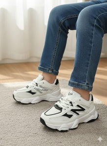 NEW BALANCE 9060 CHILDREN -white black