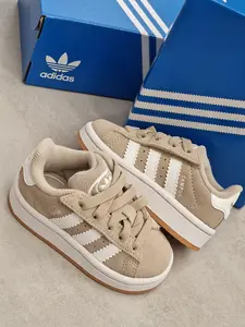 Adidas campus kids Beige white