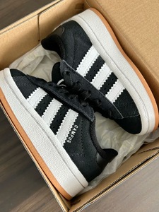 Adidas campus kids Black white