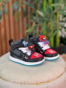 Nike AJ Spider-Man Kids - black red