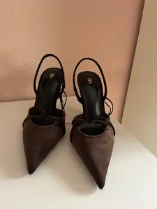 ZARA heels brown