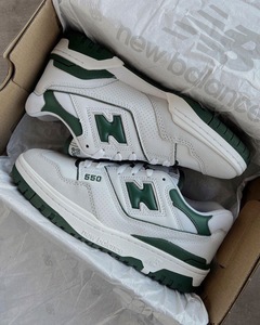 NEW BALANCE 550 - white green