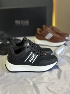 BOSS m1 shoes kids- black white - white