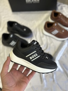 BOSS m1 shoes kids- black white - white