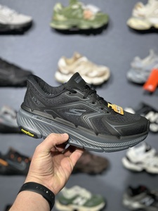 Skechers GOrun SHOES - BLACK gray