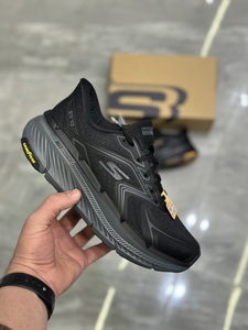 Skechers GOrun SHOES - BLACK gray