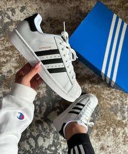 Adidas Super Star -  white black