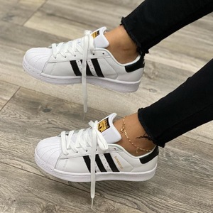 Adidas Super Star -  white black