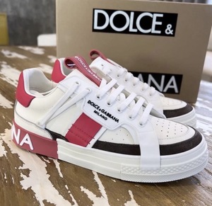 Dolce & Gabbana white pink