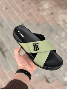 Men's BURBERRY Slipper -OLIVE