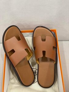Men's Hermes Slipper -Brown