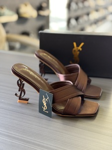 Saint Laurent heels brown