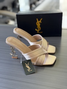 Saint Laurent heels beige