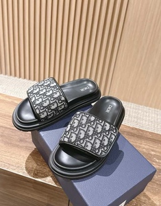Men's DIOR Slipper -Black grey