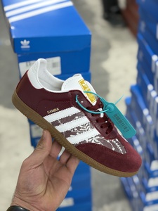 Adidas Samba  Burgundy white