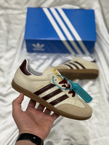 Adidas Samba   Beige burgundy