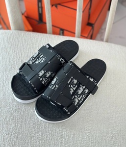 Men's DIOR Slipper -Black white