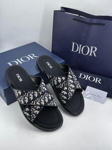 Men's DIOR Slipper -Black white