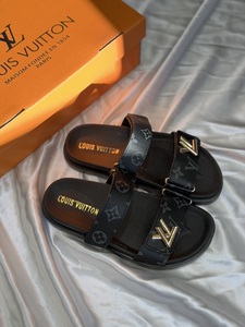 Louis Vuitton slipper - black Lv