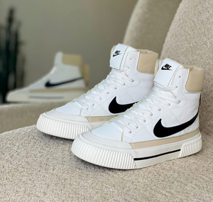 Nike Court Legacy Lift High - White Black