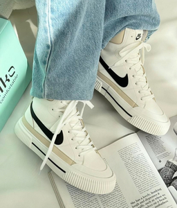 Nike Court Legacy Lift High - White Black