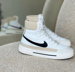 Nike Court Legacy Lift High - White Black