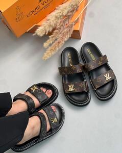 Louis Vuitton slipper - Black Lv