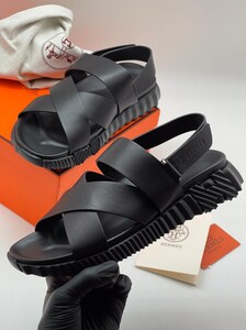 Sandel Hermes black