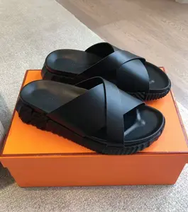 Slipper Hermes Black