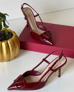 VELENTINO Bordeaux heels