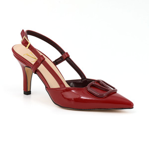 VELENTINO Bordeaux heels