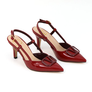VELENTINO Bordeaux heels