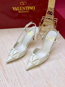 VELENTINO white heels