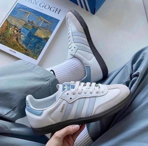 Adidas Samba white blue