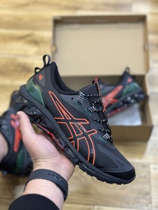 Asics 360 jel black orange