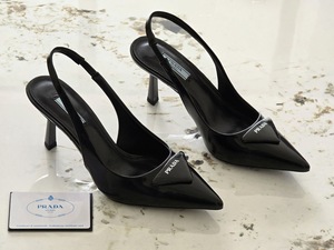 Black Prada heels