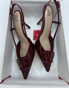 VELENTINO Bordeaux heels
